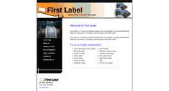 Desktop Screenshot of firstlabel.co.nz